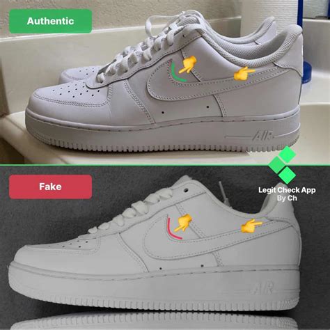 air force nike fake|how to spot nike air force 1s.